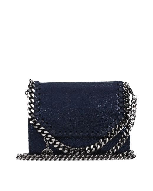 Stella McCartney Blue Stella Mc Cartney Wallet Eco Suede/Ink