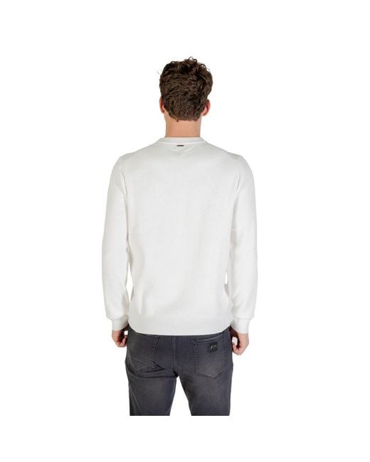 Antony Morato White Beige Polyester Sweatshirt for men