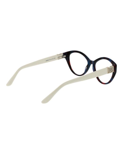 MARCIANO BY GUESS Black Full-Rim Acetate Round Optical Frames With Demo Lenses