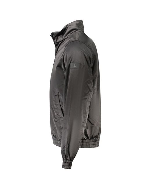 Calvin Klein Gray Zipup Jacket for men