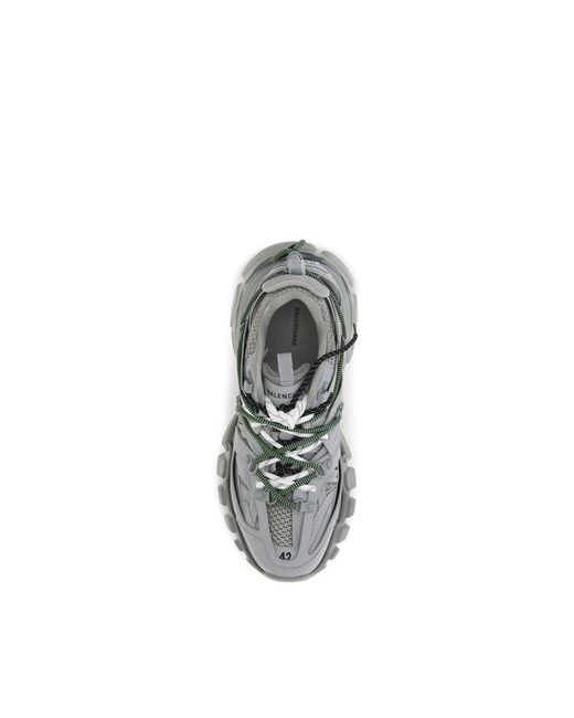 Balenciaga Gray Polyethylene Athletic Sneakers for men