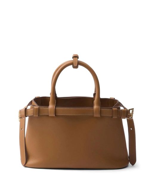 Prada Black Small Belted Leather Two
