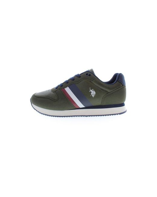 U.S. POLO ASSN. Green Chic Lace-Up Sports Sneakers for men