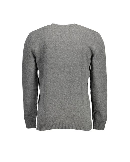 U.S. POLO ASSN. Gray Wool Sweater for men