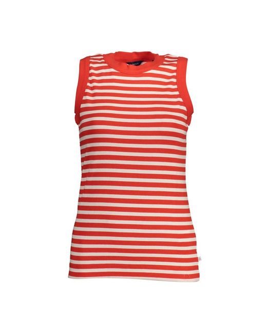 Gant Red Cotton Top