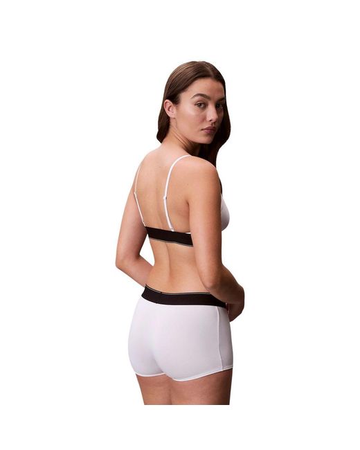 Calvin Klein Natural White Polyester Bra