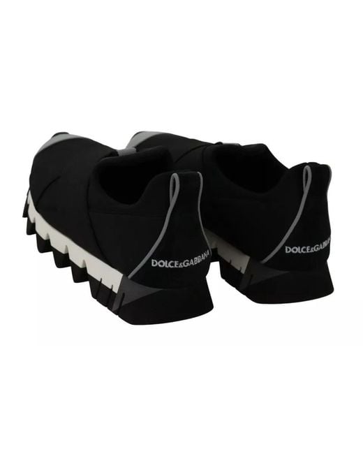 Dolce & Gabbana Black Slipon Sneakers