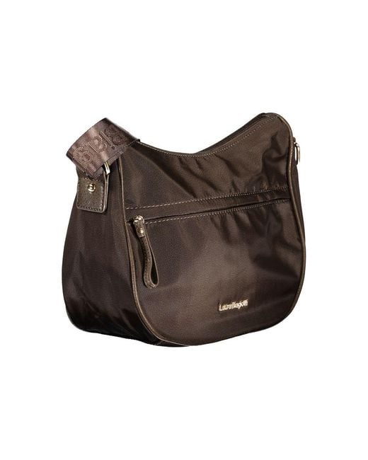 Laura Biagiotti Brown Marrone Polyester Handbag
