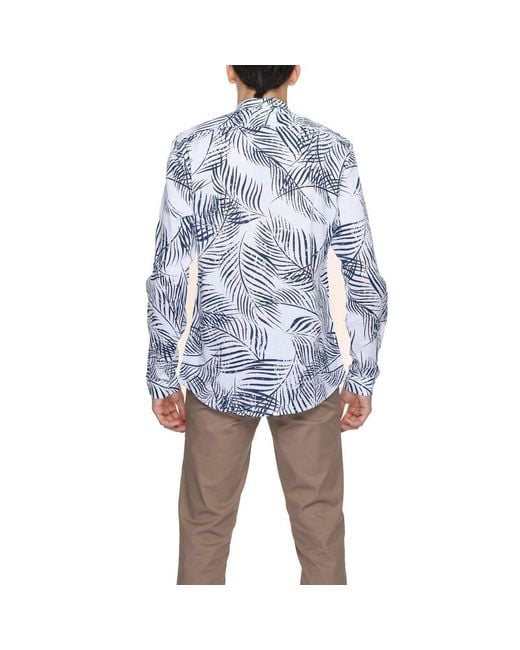 Antony Morato Blue Cotton Shirt for men