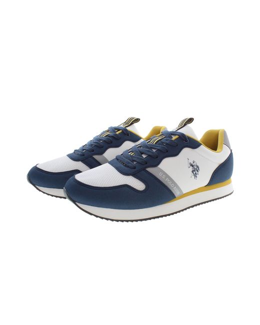 U.S. POLO ASSN. Blue Polyester Sneaker for men