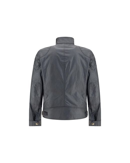 Belstaff Gray Racemaster Jacket for men