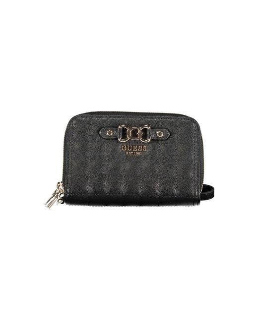 Guess Black Polyurethane Wallet