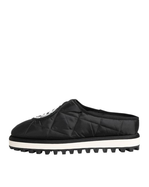 Dolce & Gabbana Black Mules for men