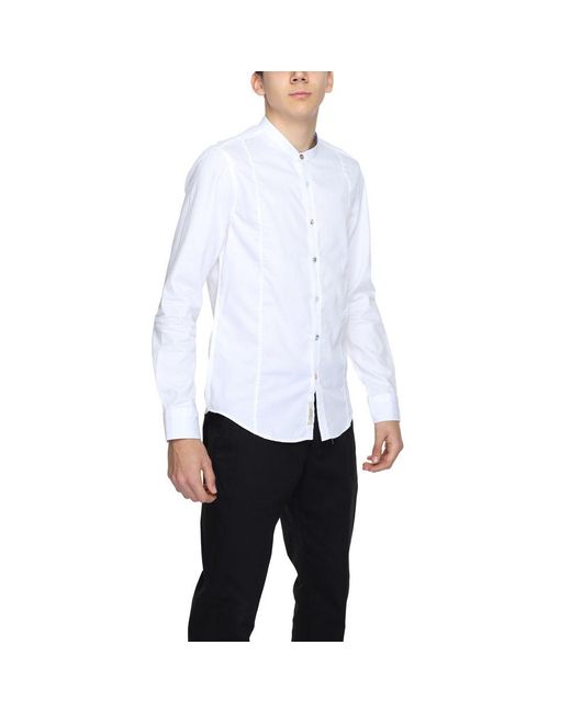 Gianni Lupo White Cotton Shirt for men