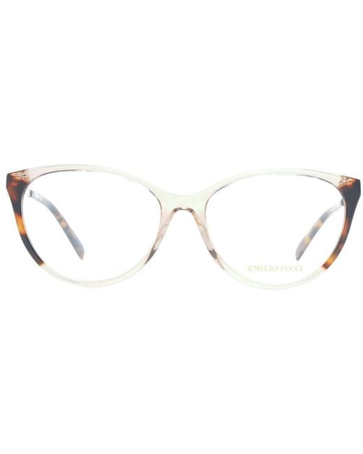 Emilio Pucci Metallic Plastic Glasses (Frames)