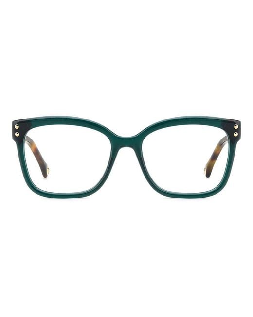 Carolina Herrera Black Turquoise Acetate Glasses (frames)