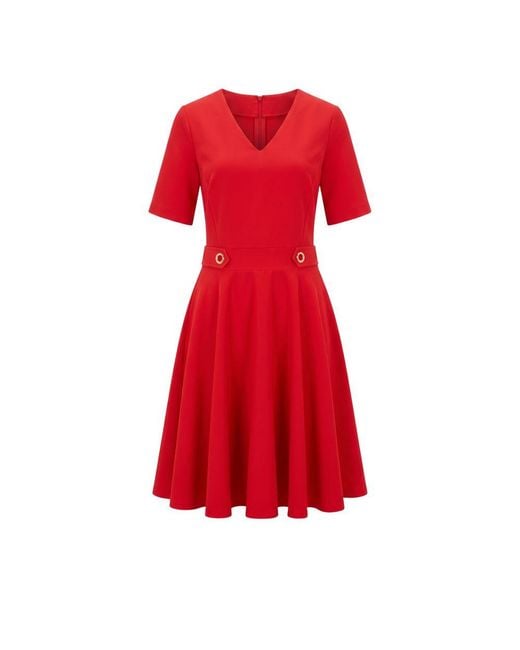 Trussardi Red Poliestere Dress