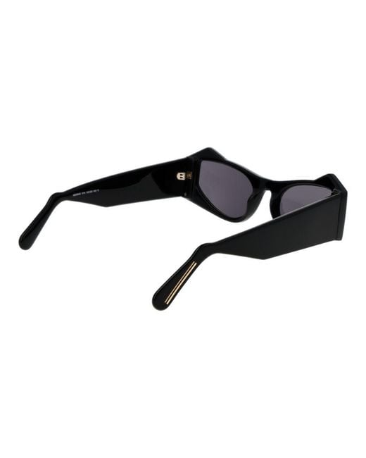 Gcds Black Acetate Sunglasses
