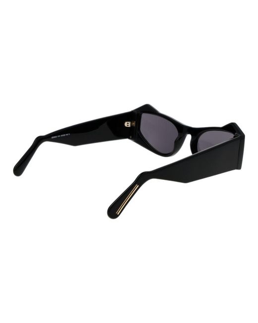 Gcds Black Acetate Sunglasses