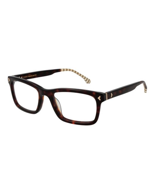 Lozza Black Brown Cellulose Acetate Glasses (frames) for men