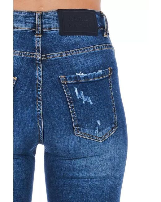 Frankie Morello Blue Other Fibres Jeans