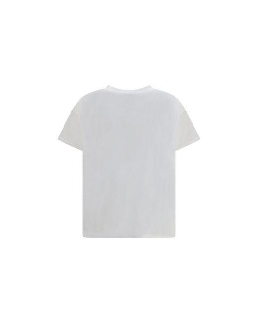 Loulou de Saison Gray White Cotton T
