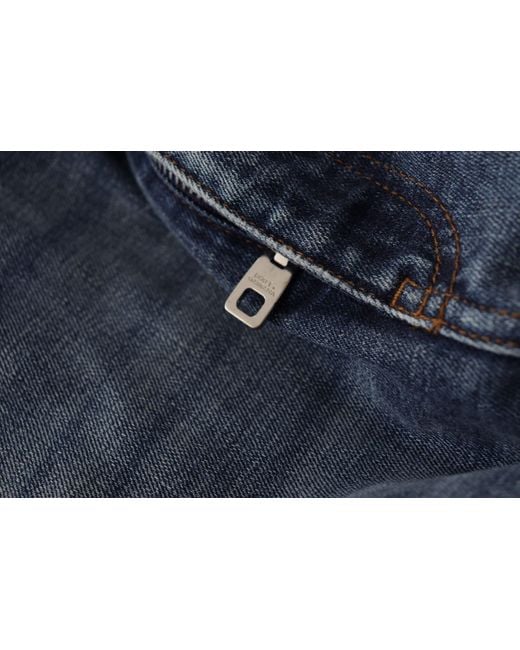 Dolce & Gabbana Blue High Waist Skinny Designer Jeans