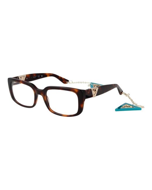 Guess Brown Acetate Glasses (Frames) for men
