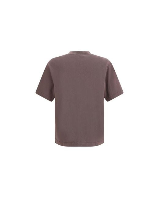 Jacquemus Purple Brown Cotton T for men