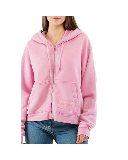 Moschino Red Multicolor Cotton Sweatshirt