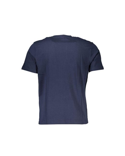 North Sails Blue Cotton T-Shirt for men