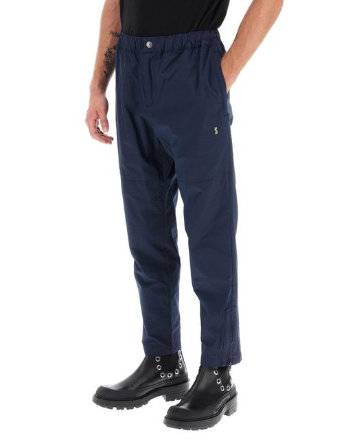 Ksubi Blue 'axiom' Pants In Technical Cotton for men