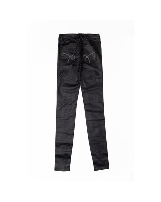 Gas Black Cotton Skinny Jeans