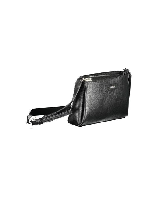 Calvin Klein Black Polyester Handbag for men