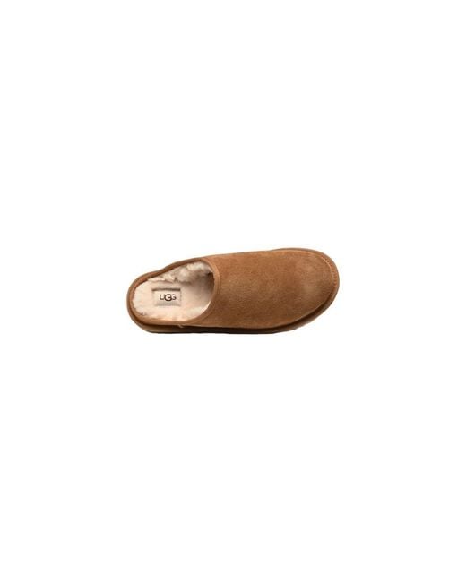 Ugg Brown Beige Suede Leather Clogs for men