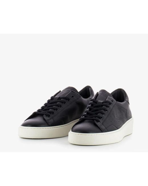 Date Blue D. A.T. E Leather Sneaker for men