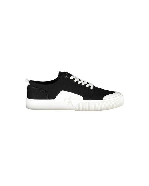 Calvin Klein Black Cotton Men Sneaker for men