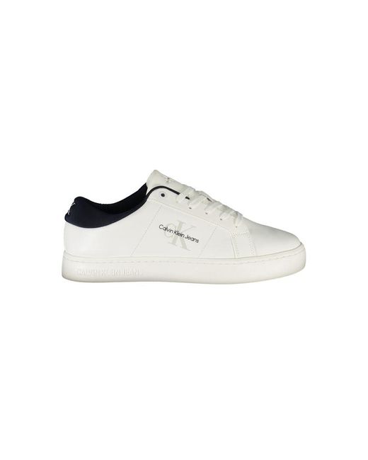 Calvin Klein White Leather Sneaker for men