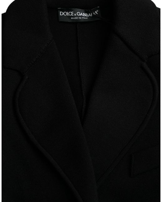 Dolce & Gabbana Black Elegant Designer Blazer For