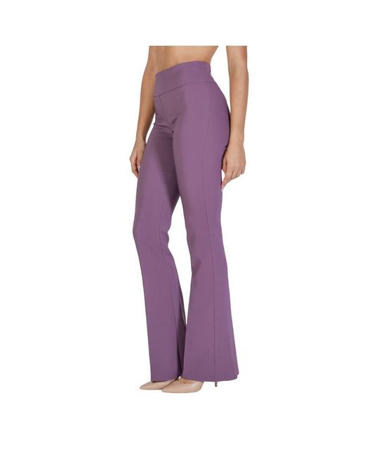 Sandro Ferrone Purple Polyester Jeans & Pant