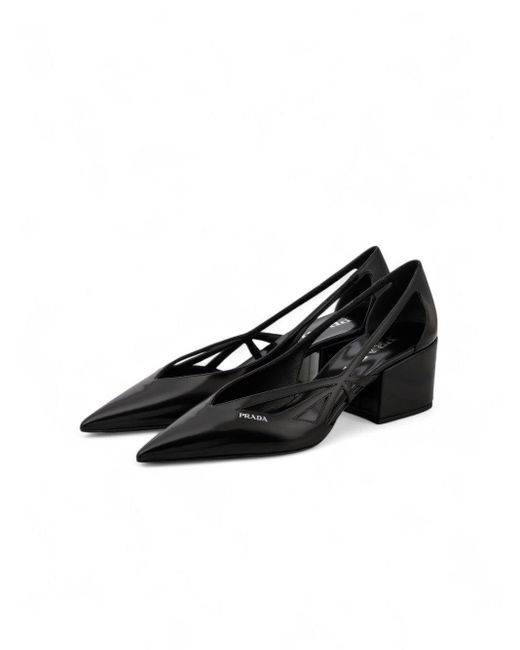 Prada Black Leather Cut for men