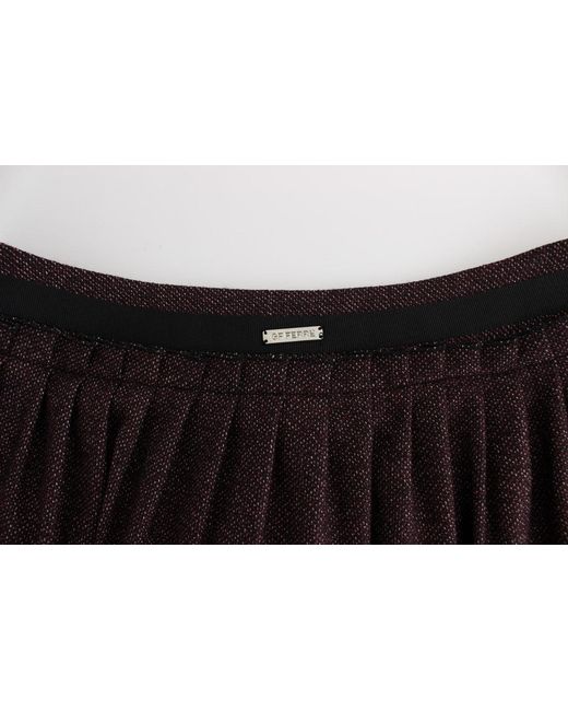 Gianfranco Ferré Multicolor Short Flannel Skirt