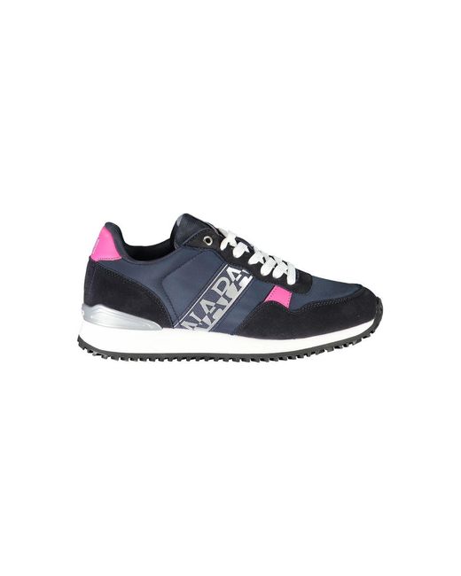 Napapijri Blue Elegant Lace-Up Sporty Sneakers