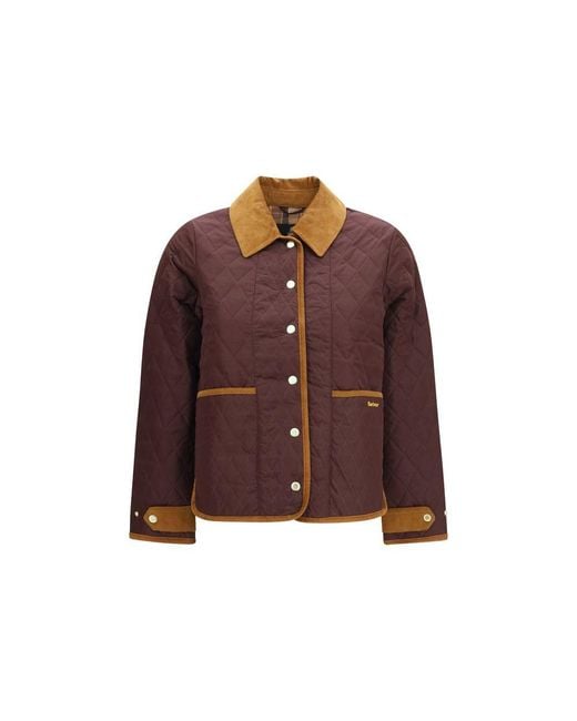 Barbour Brown Bordeaux Polyester Full
