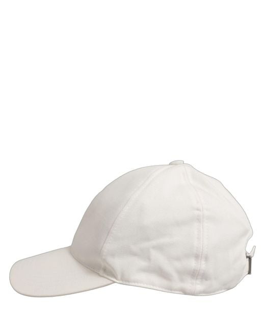 Dolce & Gabbana Multicolor Men White Cotton Baseball Capello 6 Panels Hat for men
