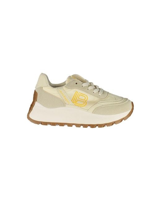 Laura Biagiotti Natural Beige Polyurethane Sneaker