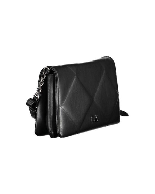 Calvin Klein Black Polyester Shoulder Bag