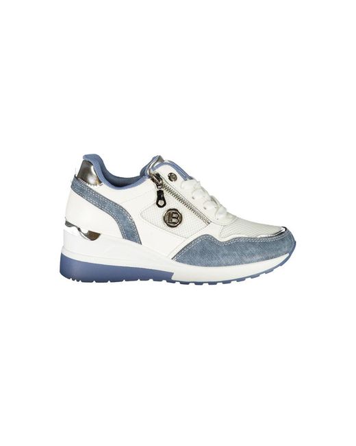 Laura Biagiotti Blue Synthetic Sneaker