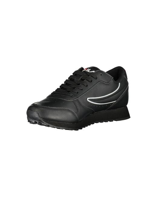 Fila Black Polyethylene Sneaker