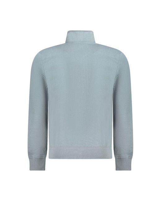 Napapijri Blue Cotton Sweater for men